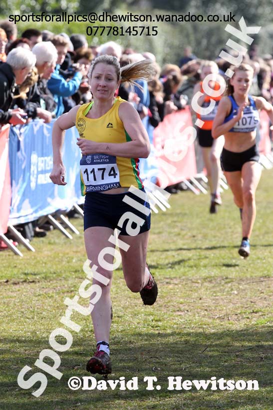 Senior Womens Inter Counties Cross Country,  Cofton Park, Birmingham. Photo: David T. Hewitson/Sports for All Pics